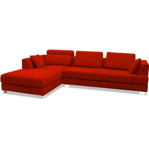 Chaiselongue mit 3 Sitzen - Bezogen mit Stoff - Boretti image 8