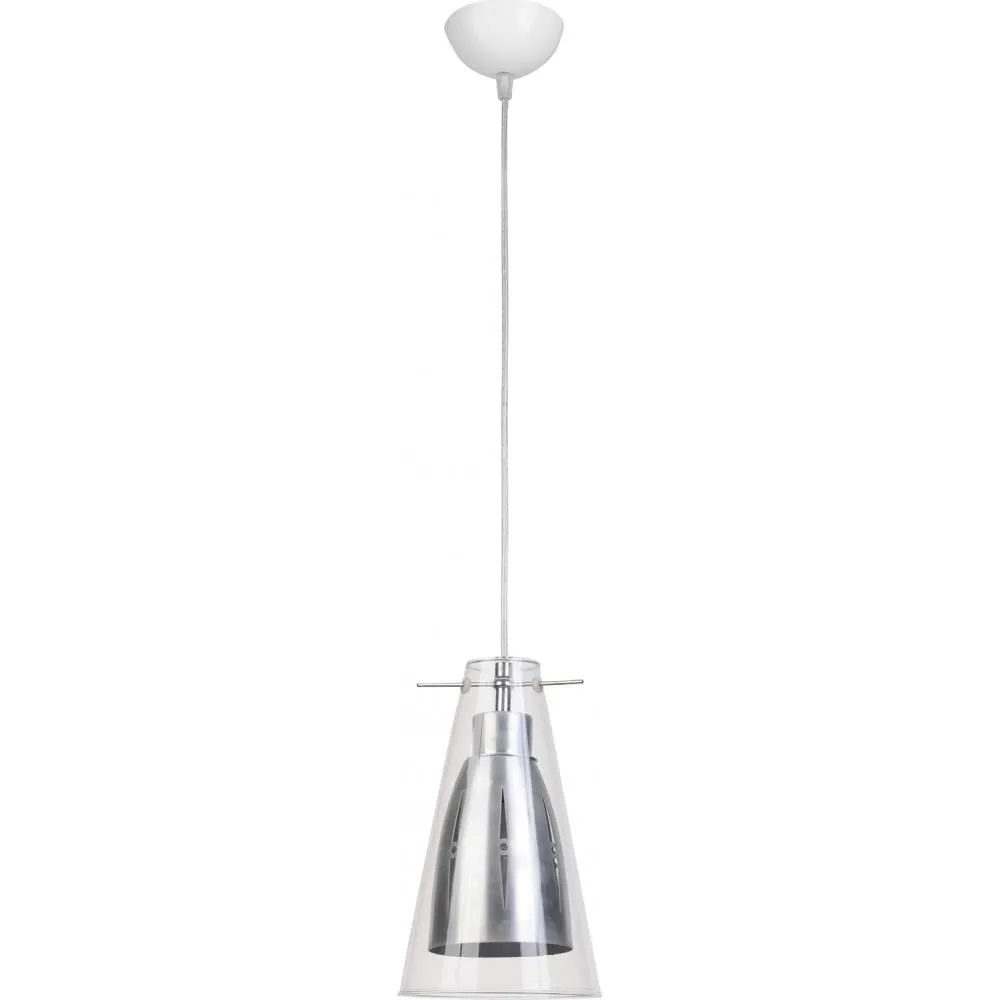 Deckenlampe - Pendelleuchte - Stahl und Glas - Apolo image 8