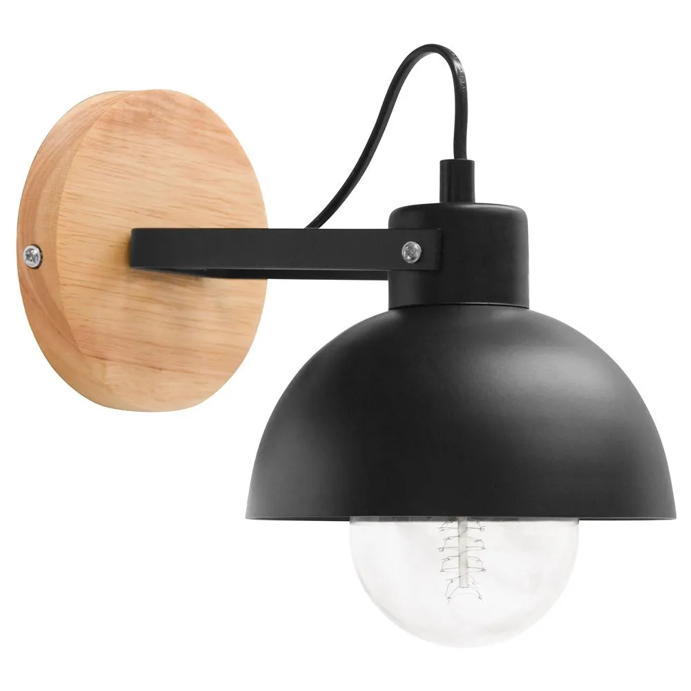 Wandleuchte - Skandinavischer Stil - Metall und Holz - Syla image 8