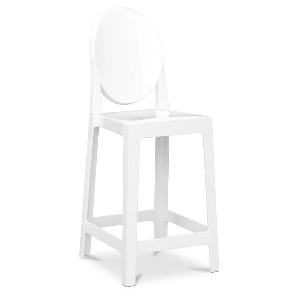 Barhocker mit Rückenlehne - Transparentes Design - 65cm - Victoria Queen image 8