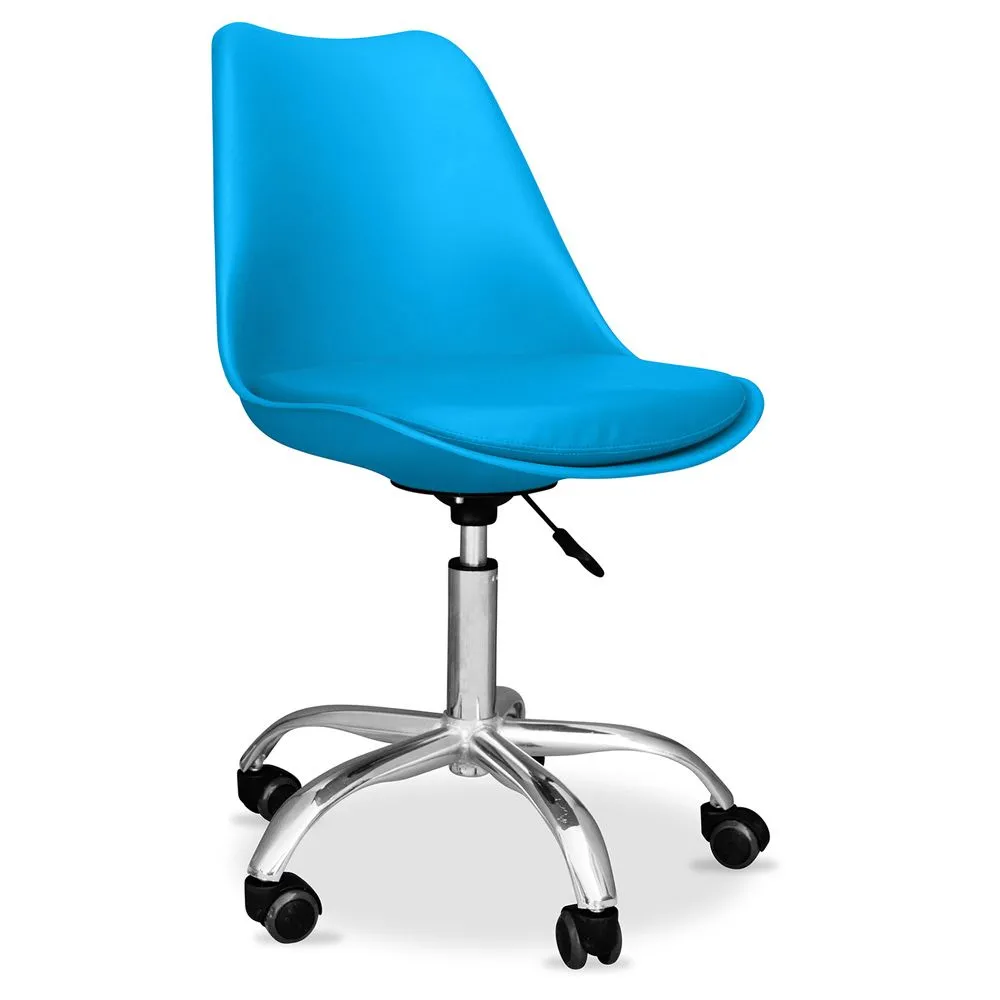 Bürostuhl auf Rädern - Schreibtisch-Drehstuhl - Tulip image 8