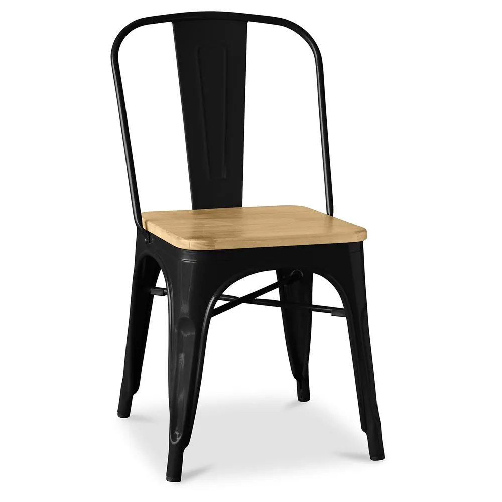 Esszimmerstuhl - Industriedesign - Holz & Stahl - Stylix image 8