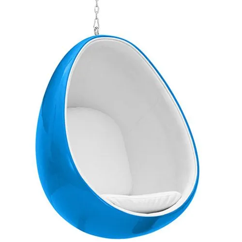 Hängender Ei-Design-Sessel - Bezogen mit Stoff - Eny image 8
