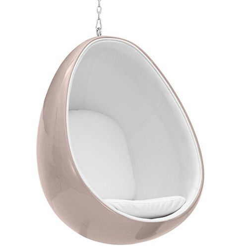 Hängender Ei-Design-Sessel - Bezogen mit Stoff - Eny image 8