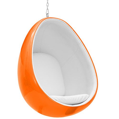 Hängender Ei-Design-Sessel - Bezogen mit Stoff - Eny image 8