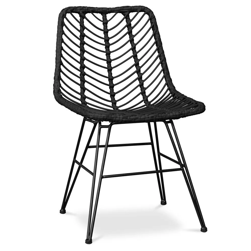 Rattan-Esszimmerstuhl - Boho-Stil - Mia image 8