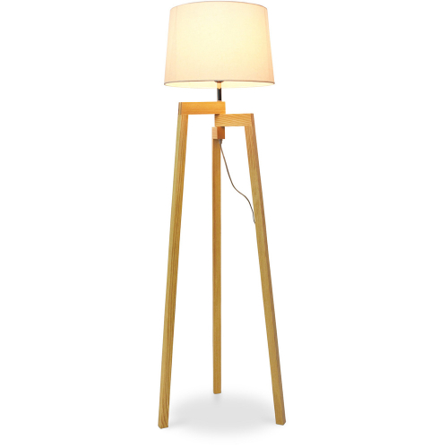 Dreibein Stehlampe - Wohnzimmerlampe im Lon skandinavischen Design 