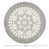 Runder Design Teppich - Wolle - 210cm - Romanty image 7