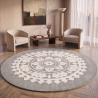 Runder Design Teppich - Wolle - 210cm - Romanty image 7