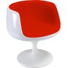 Loungesessel - Weißer Design Sessel - Stoffpolsterung - Geneva image 7