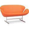 Gekrümmtes Sofa - Kunstlederbezug - 2-Sitzer - Svin image 7