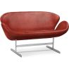 Gekrümmtes Sofa - Lederbezug - 2-Sitzer - Svin image 7