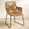 Rattan Esszimmerstuhl - Gartenstuhl Boho Bali Design - Tale image 7