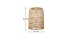 Rattan-Deckenlampe - Boho-Bali-Design-Pendelleuchte - Lian image 7