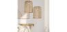Rattan-Deckenlampe - Boho-Bali-Design-Pendelleuchte - Lian image 7