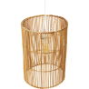 Rattan-Deckenlampe - Hängeleuchte im Boho Bali-Design - An image 7