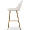 Hocker gepolstert mit Bouclé-Stoff - Skandinavisches Design - Evelyne image 7