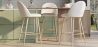 Hocker gepolstert mit Bouclé-Stoff - Skandinavisches Design - Evelyne image 7