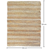 Rechteckiger Jute-Teppich - Boho Bali - 100x120 CM - Ghana image 7