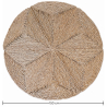 Runder Jute-Teppich - Boho Bali - 150 CM - Gabba image 7