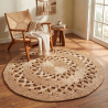 Runder Jute-Teppich - Boho Bali - 120 CM - Ilya image 7