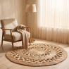 Runder Jute-Teppich - Boho Bali - 120 CM - Ilya image 7