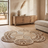 Runder Jute-Teppich - Boho Bali - 120 CM - Niluh image 7