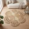 Runder Jute-Teppich - Boho Bali - 120 CM - Niluh image 7