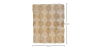 Rechteckiger Jute-Teppich - Boho Bali - 120x150 CM - Lubya image 7