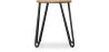Hairpin Hocker - 42cm - Helles Holz und Metall image 7