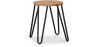 Hairpin Hocker - 42cm - Helles Holz und Metall image 7