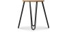 Hairpin Hocker - 42cm - Helles Holz und Metall image 7