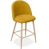 Gepolsterter Hocker aus Stoff - skandinavisches Design - 66cm - Evelyne image 7
