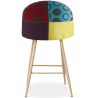 Gepolsterter Hocker im Patchwork-Stil - Skandinavischer Stil - 66cm - Evelyne image 7