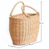 Rattankorb mit Griffen - Keray image 7