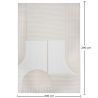 Großer Teppich im Zeitgenössischen Modernen Design - Beige (290x200 cm) - Dhoka image 7