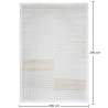 Großer Teppich im Zeitgenössischen Modernen Design - Beige (290x200 cm) - Pestra image 7