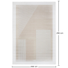 Großer Teppich im Zeitgenössischen Modernen Design - Beige (290x200 cm) - Terna image 7