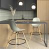 Barhocker - Skandinavisches Design - Holzbeine - 4er-Set - Skögur image 7