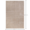Großer Teppich im Zeitgenössischen Modernen Design - Beige (290x200 cm) - Rococo image 7