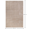 Großer Teppich im Zeitgenössischen Modernen Design - Beige (160x230 cm) - Rococo image 7