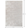 Großer Teppich im Zeitgenössischen Modernen Design - Beige (290x200 cm) - Rosella image 7