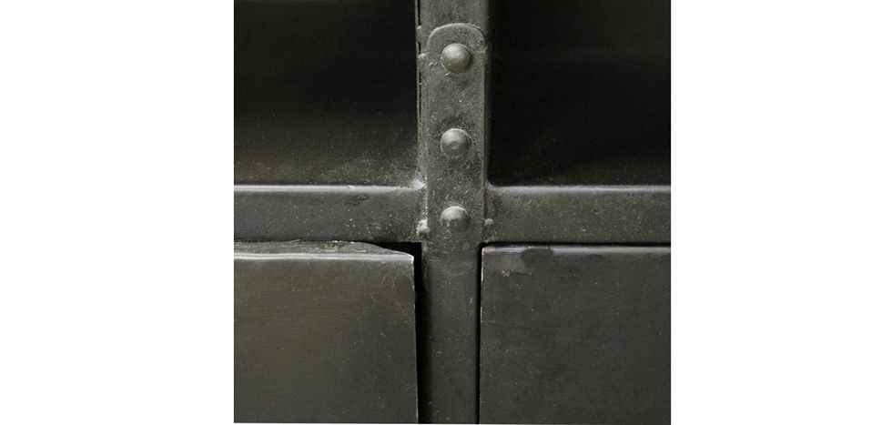 Design Industrial Vintage Küchenschrank mit Fachböden