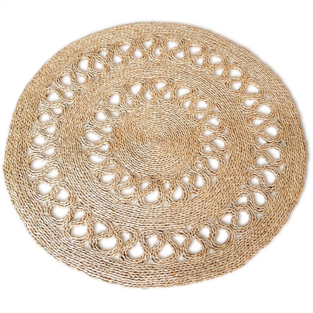Runder Jute-Teppich - Boho Bali - 120 CM - Ilya image 8
