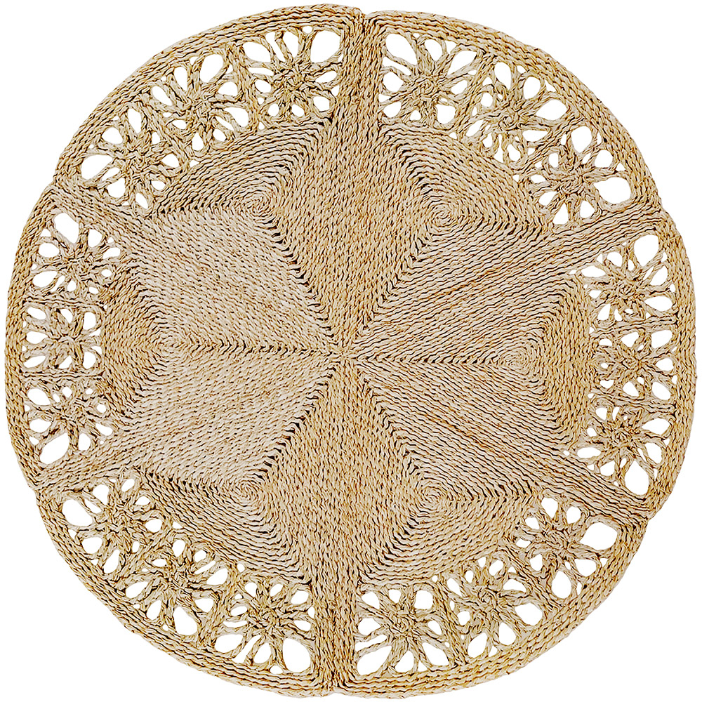 Runder Jute-Teppich - Boho Bali - 120 CM - Bilú image 8