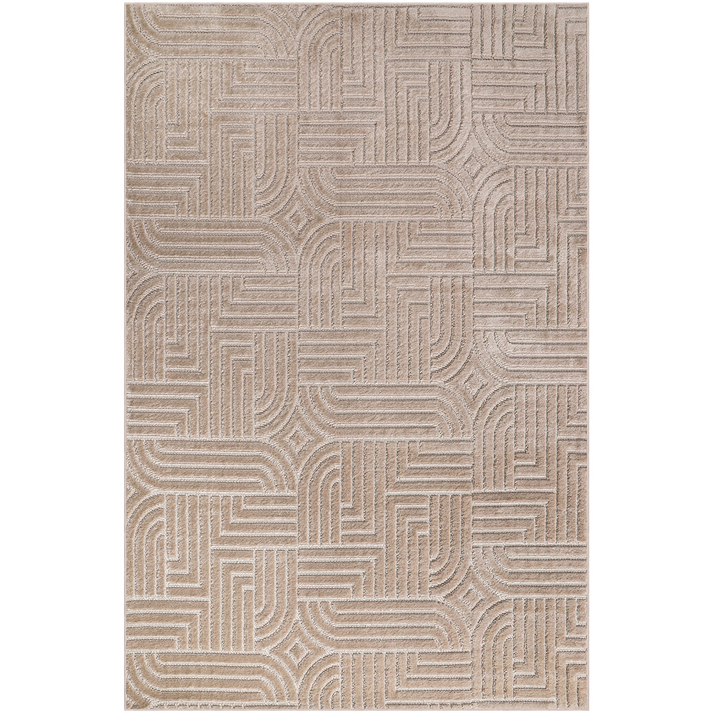 Großer Teppich im Zeitgenössischen Modernen Design - Beige (290x200 cm) - Rococo image 8